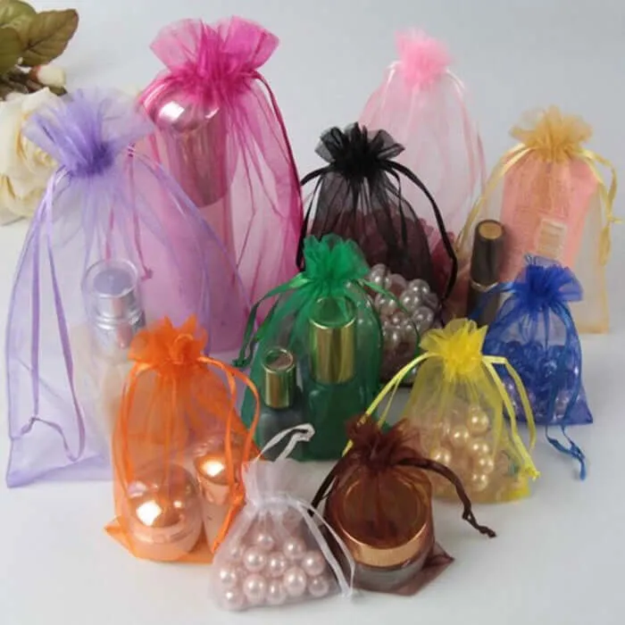 10 Pack 3"x4" Mint Organza Drawstring Wedding Party Favor Gift Bags - Clearance SALE