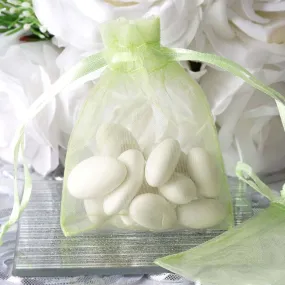 10 Pack 3"x4" Mint Organza Drawstring Wedding Party Favor Gift Bags - Clearance SALE