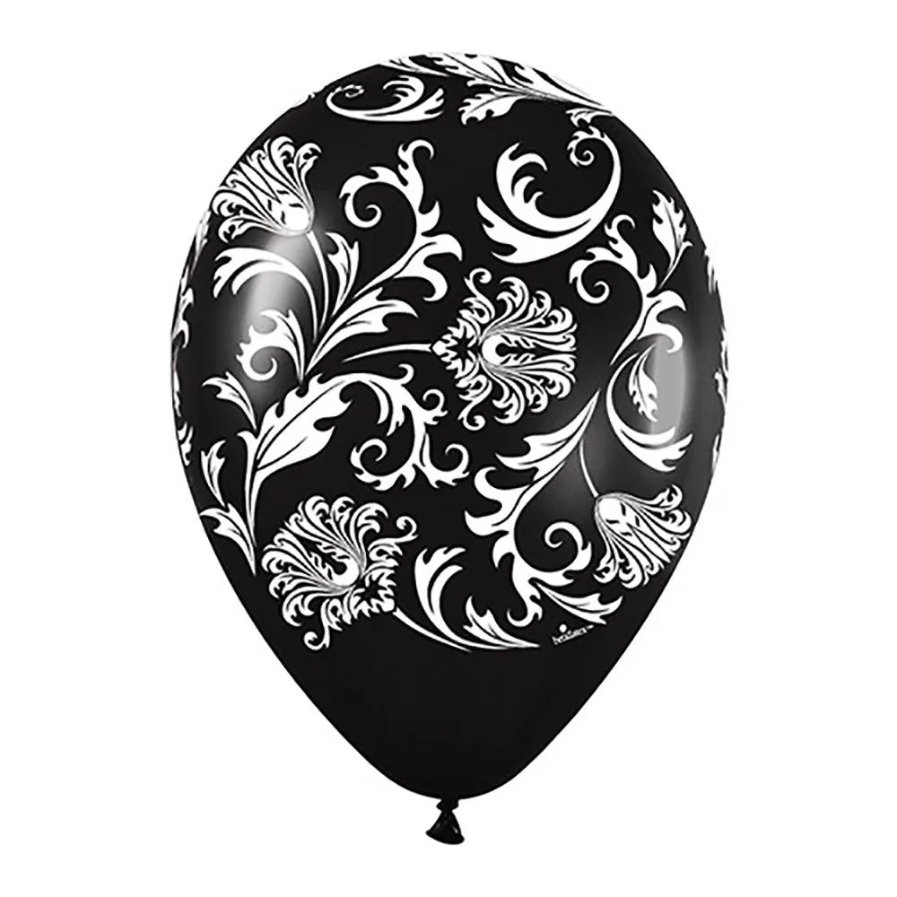 11 inch DAMASK - METALLIC BLACK