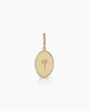 14k Gold Palm Charm