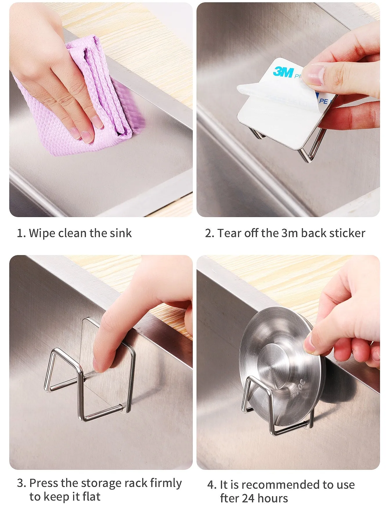 1pc Kitchen Drain Rack