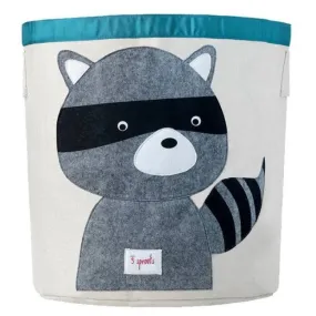 3 sprouts storage bin - raccoon