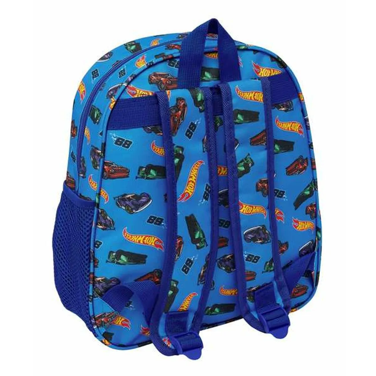 3D Child bag Hot Wheels Blue 27 x 33 x 10 cm 3D