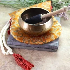 4 inch Bronze Hand Hammered Singing Bowl