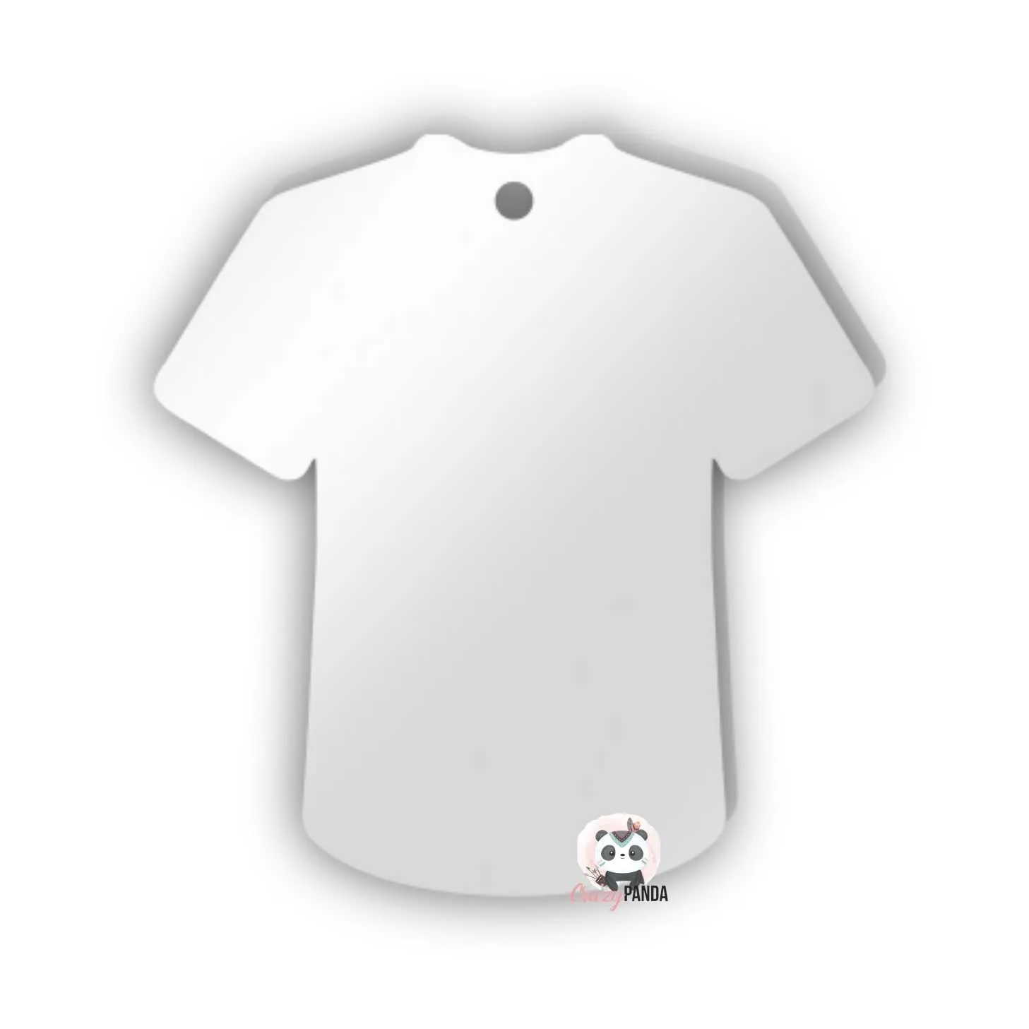 Acrylic Blank Clear Baseball Jersey 60x56x1.5mm