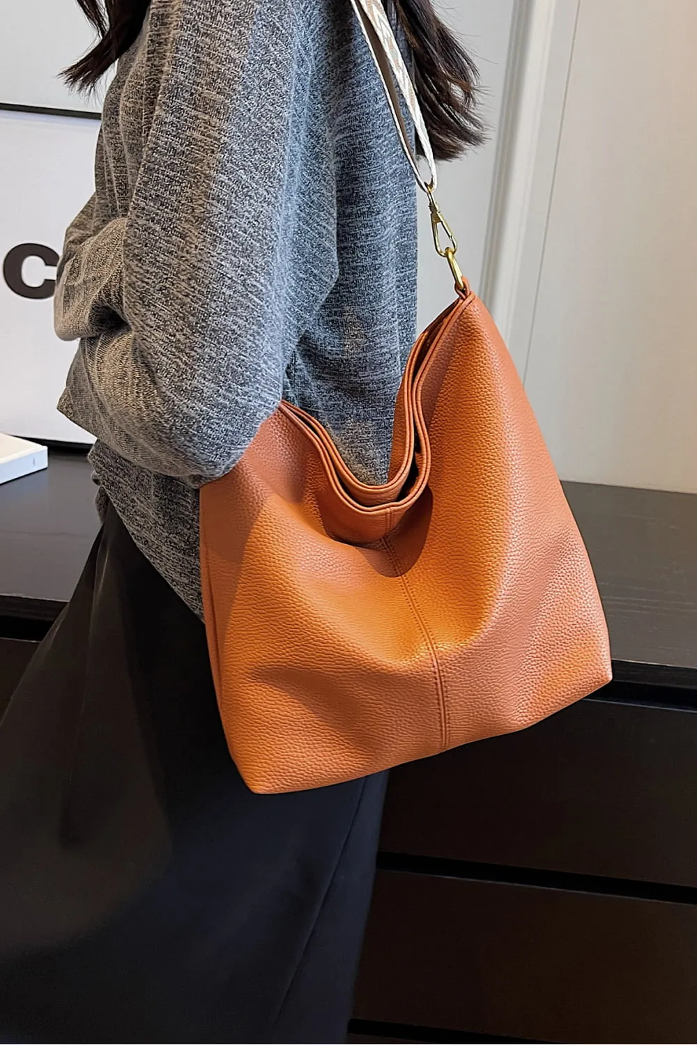 Adored PU Leather Shoulder Bag