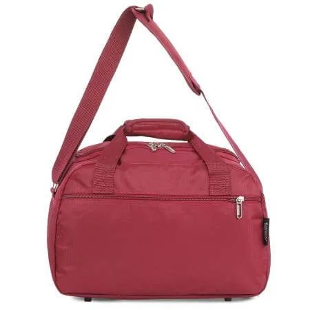 Aerolite (35x20x20cm) Hand Luggage Holdall Bag - Wine