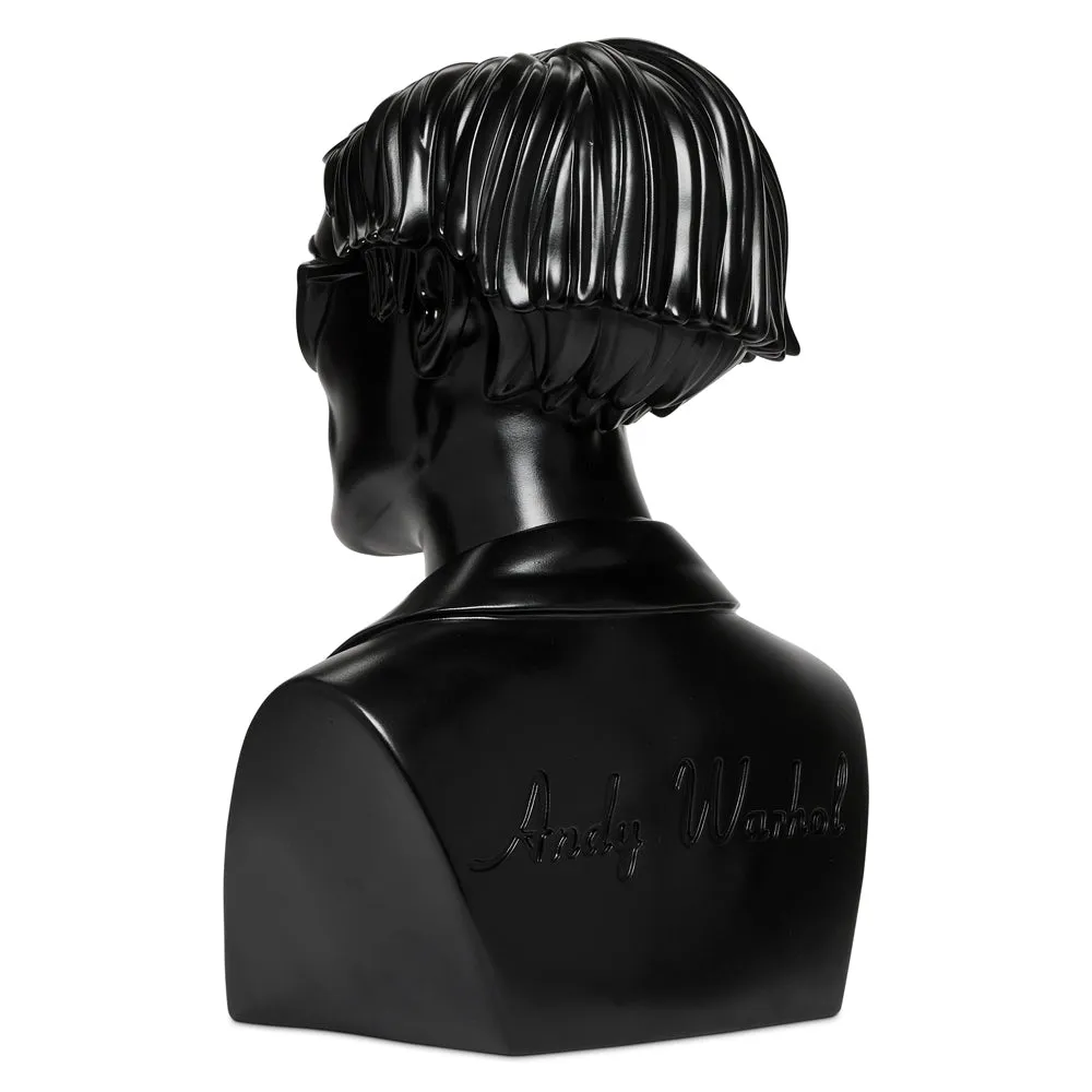 Andy Warhol 12" The Bust Vinyl Art Sculpture - Black Edition - Limited Edition of 200