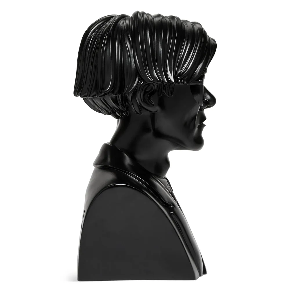 Andy Warhol 12" The Bust Vinyl Art Sculpture - Black Edition - Limited Edition of 200