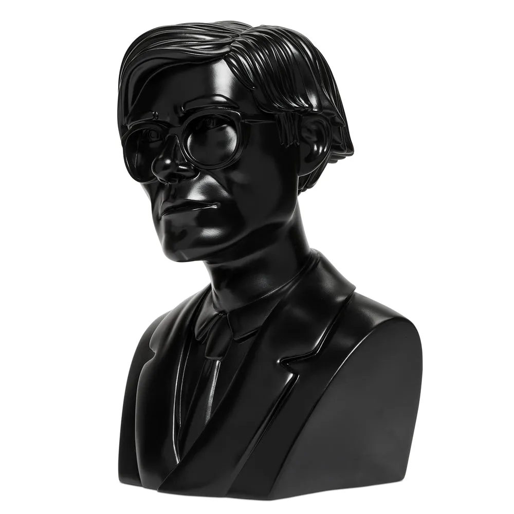 Andy Warhol 12" The Bust Vinyl Art Sculpture - Black Edition - Limited Edition of 200