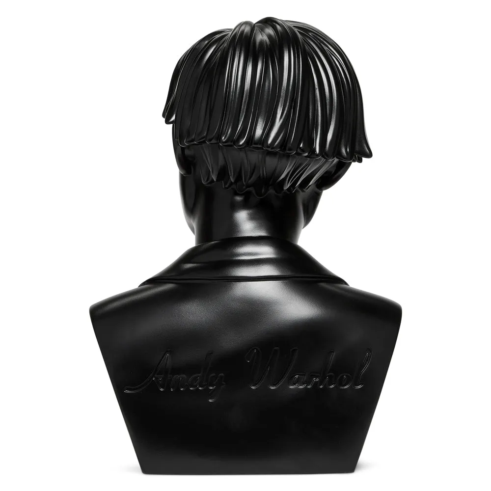 Andy Warhol 12" The Bust Vinyl Art Sculpture - Black Edition - Limited Edition of 200