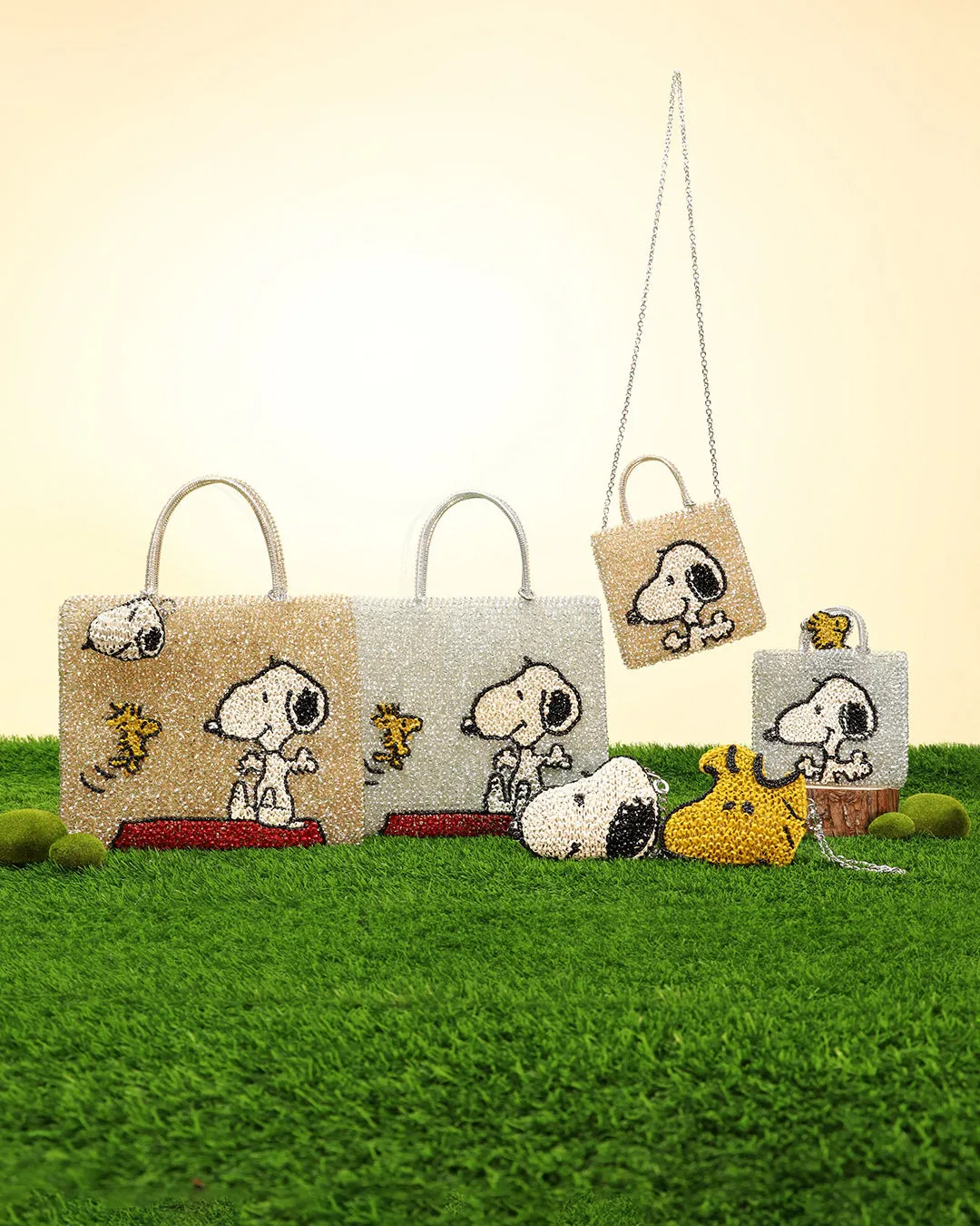 ANTEPRIMA WIREBAG x Snoopy Standard Wirebag