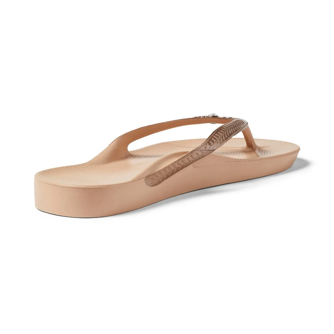 Arch Support Thongs - Classic - Shimmer Bronze