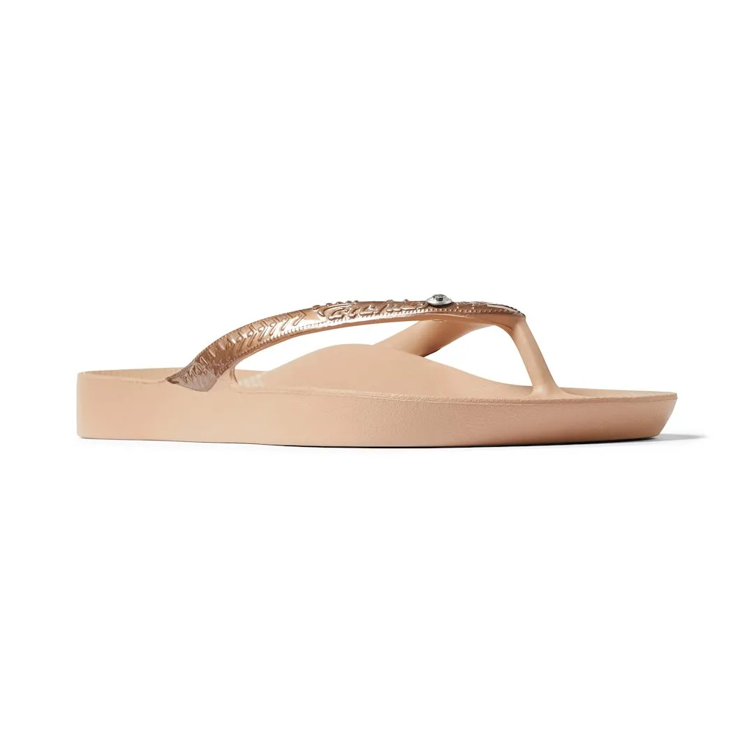 Arch Support Thongs - Classic - Shimmer Bronze