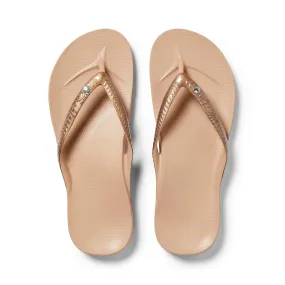 Arch Support Thongs - Classic - Shimmer Bronze