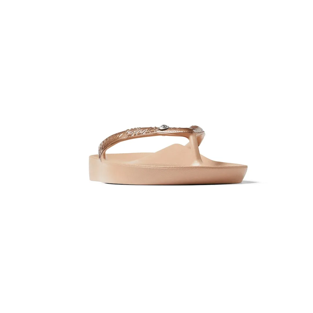 Arch Support Thongs - Classic - Shimmer Bronze