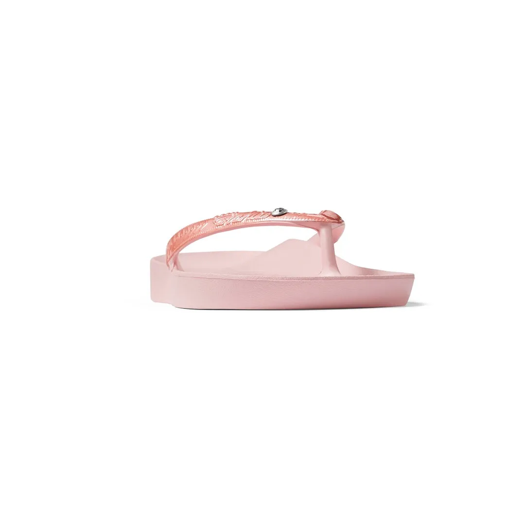 Arch Support Thongs - Classic - Shimmer pink