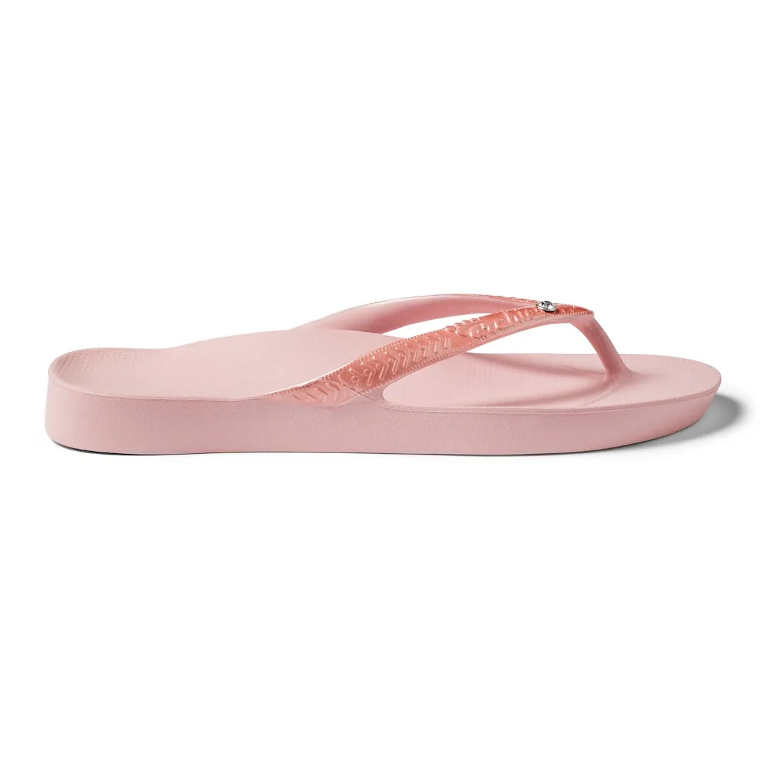 Arch Support Thongs - Classic - Shimmer pink