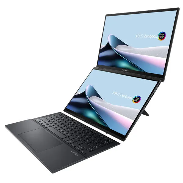 ASUS Zenbook Duo 14 OLED | 14" 3K Touch | Intel Core Ultra 7 | 16GB DDR5 RAM | 1TB SSD | 2-in-1 - Inkwell Gray