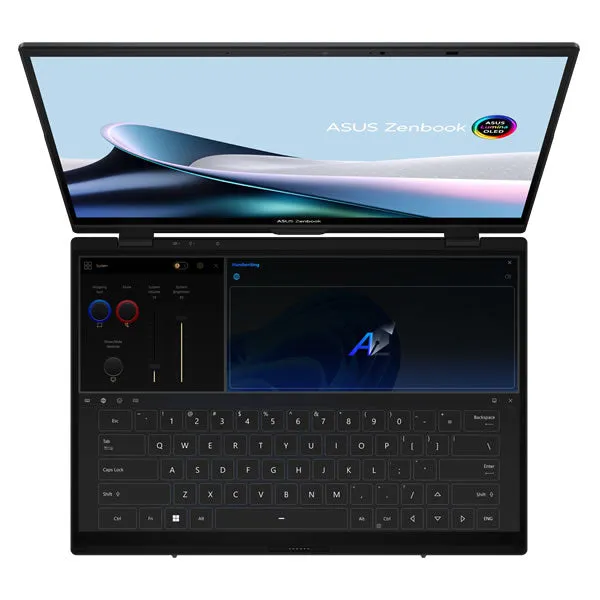 ASUS Zenbook Duo 14 OLED | 14" 3K Touch | Intel Core Ultra 7 | 16GB DDR5 RAM | 1TB SSD | 2-in-1 - Inkwell Gray