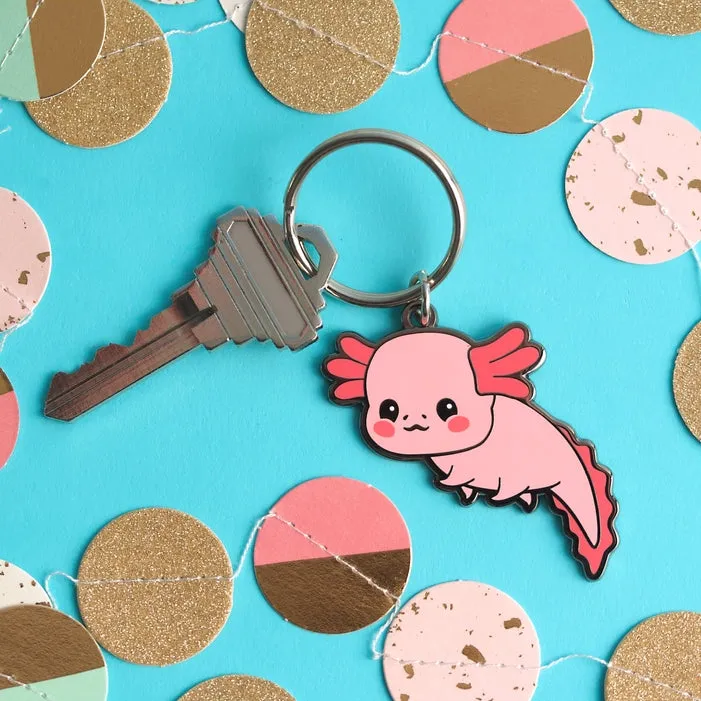 Axolotl Keychain