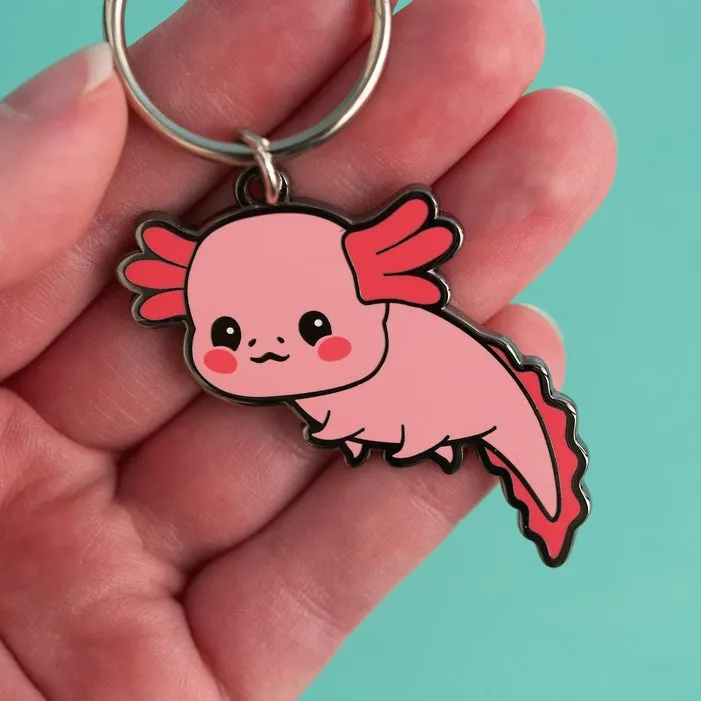 Axolotl Keychain