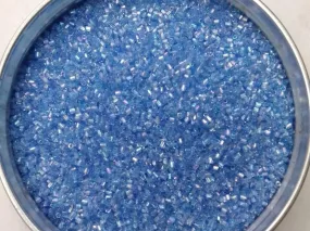 Azure Blue 2 Cut Glass Seed Beads- 1.5 mm (Wholesale)