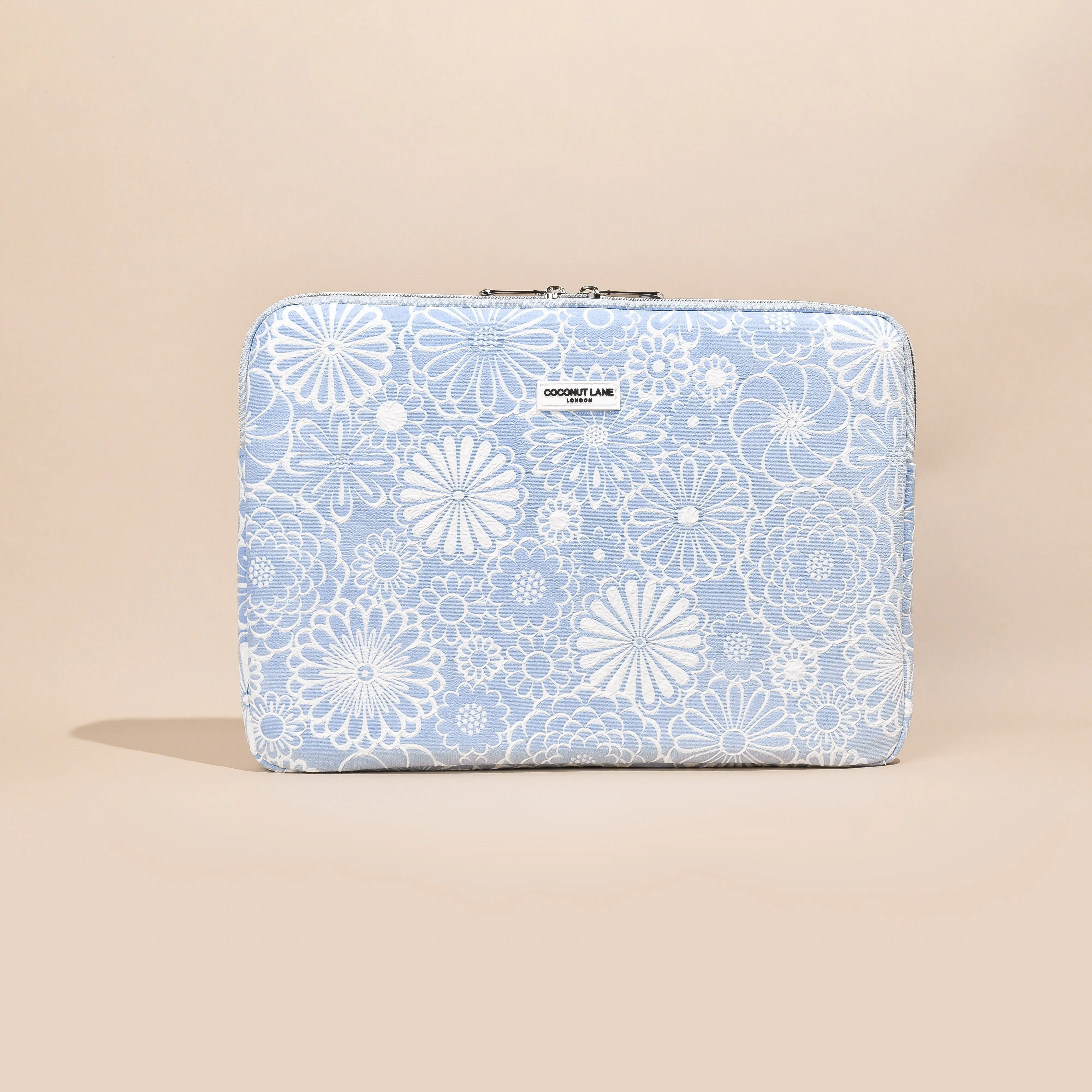 Baby Blue Flower Laptop Sleeve