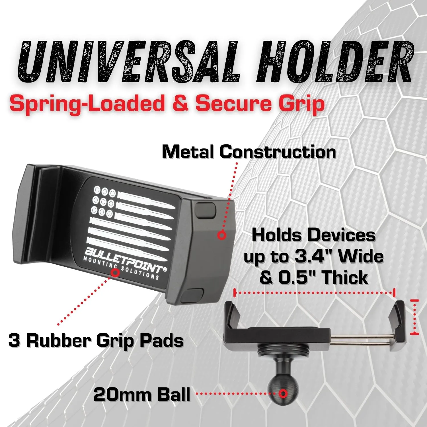 Bar Clamp with 20mm Connector End compatible with Vector Bar