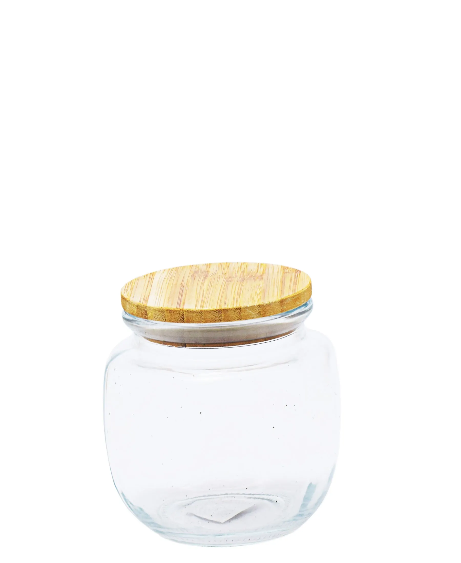 Borosilicate Canister 1L With Bamboo Lid - Medium