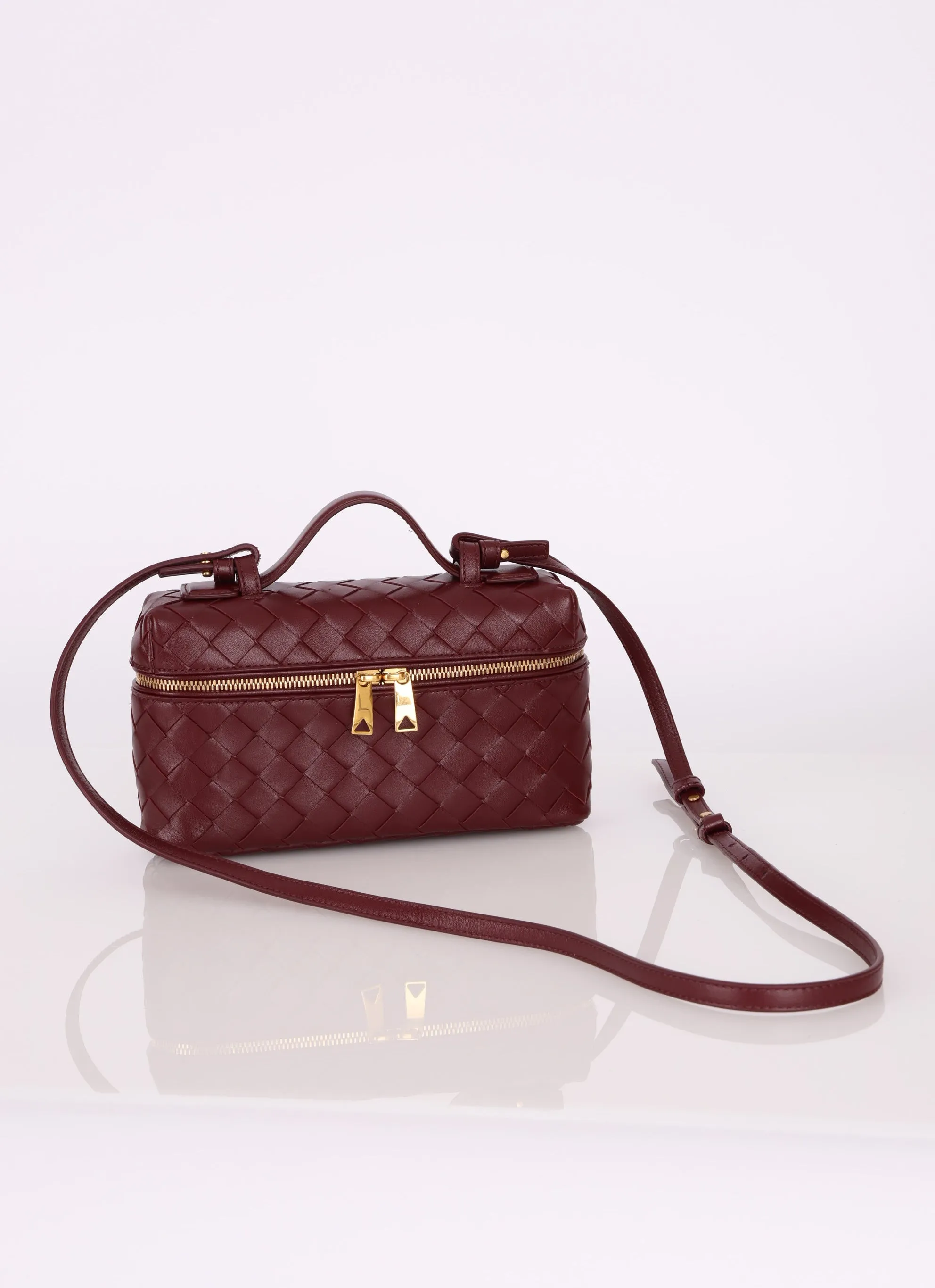 Bottega Veneta Intrecciato Barolo Bang Bang Vanity