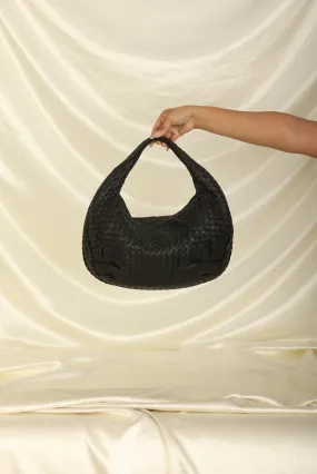 Bottega Veneta Intrecciato Black Braided Hobo