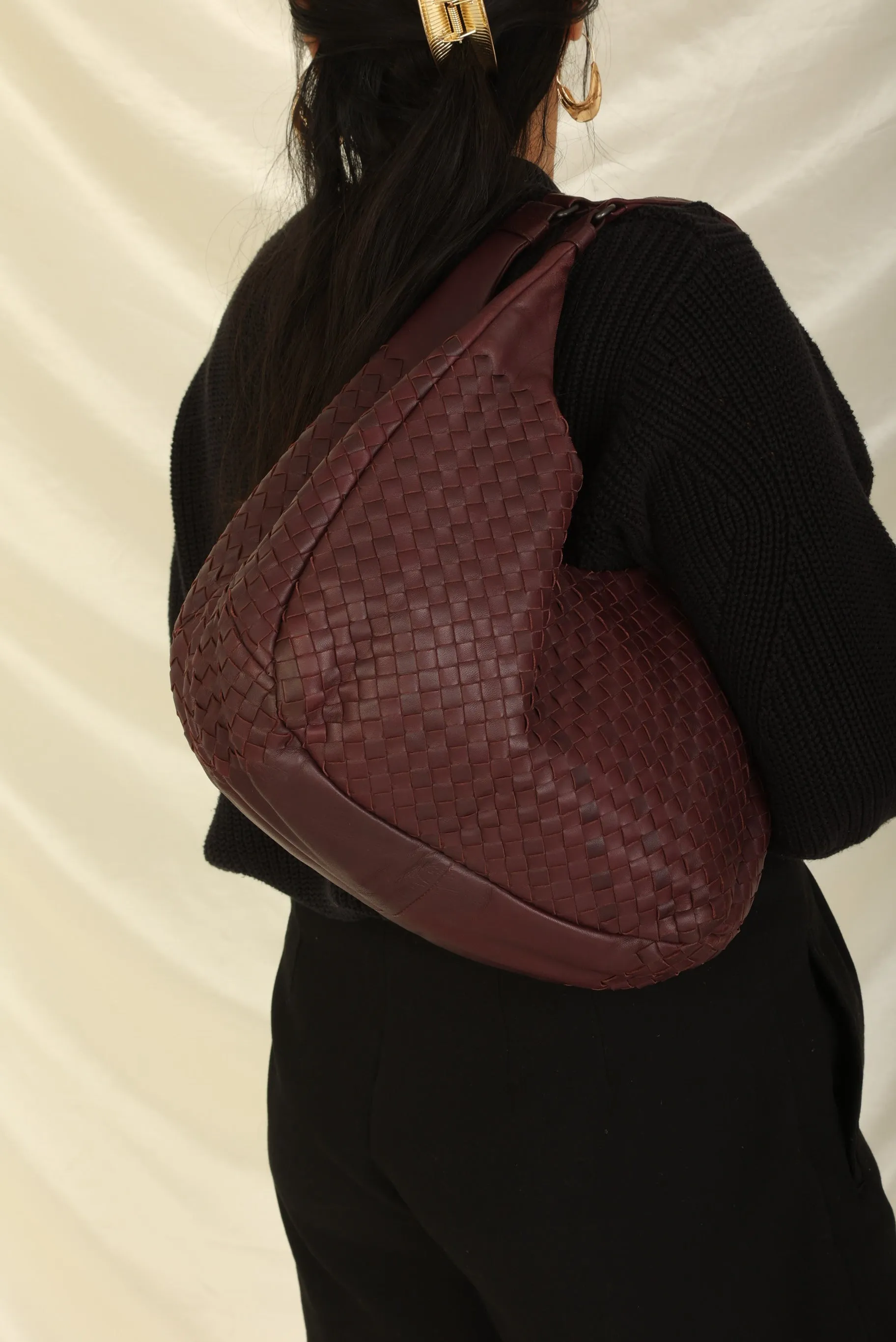 Bottega Veneta Intrecciato Campana Hobo