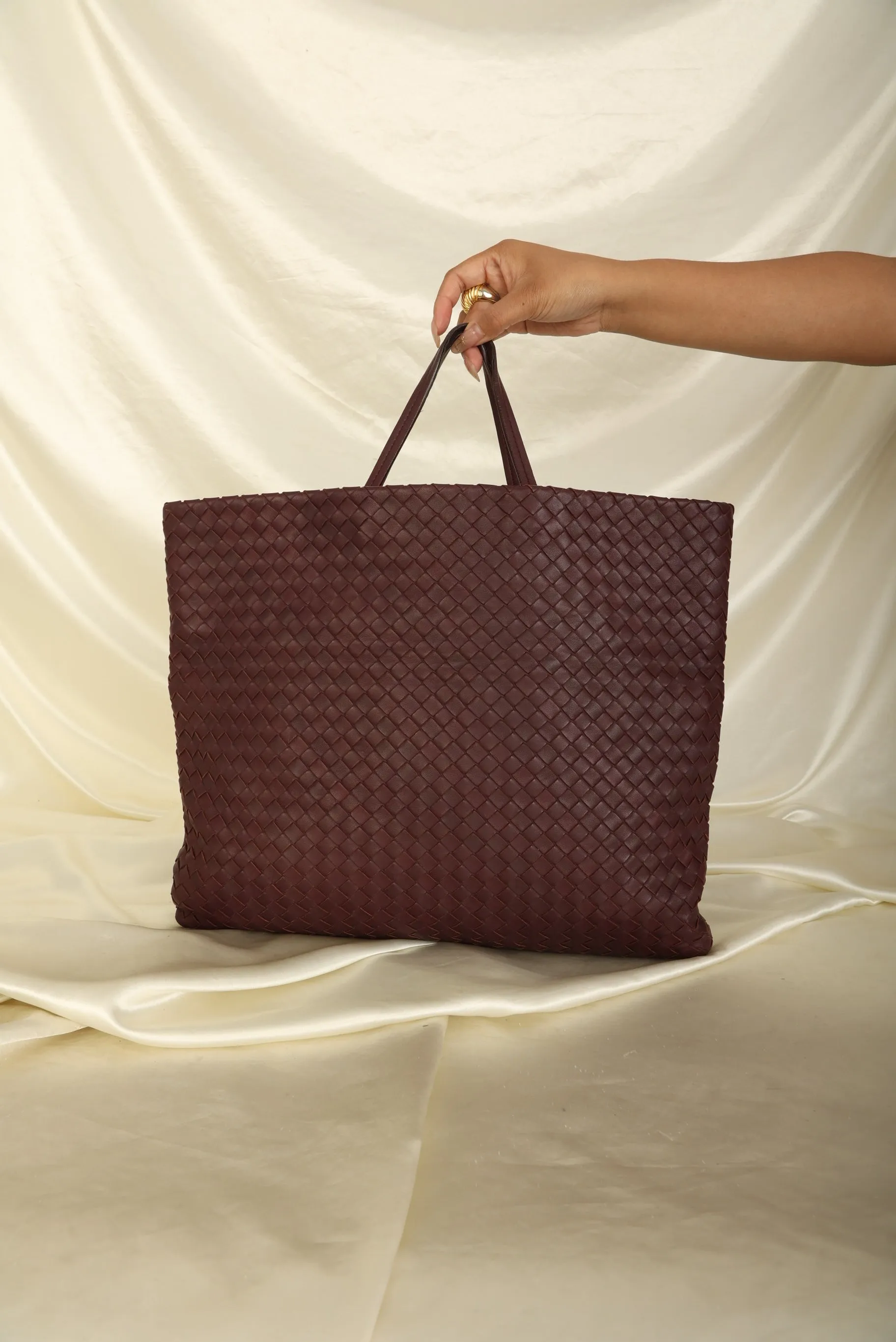 Bottega Veneta Intrecciato Fold-Over Tote