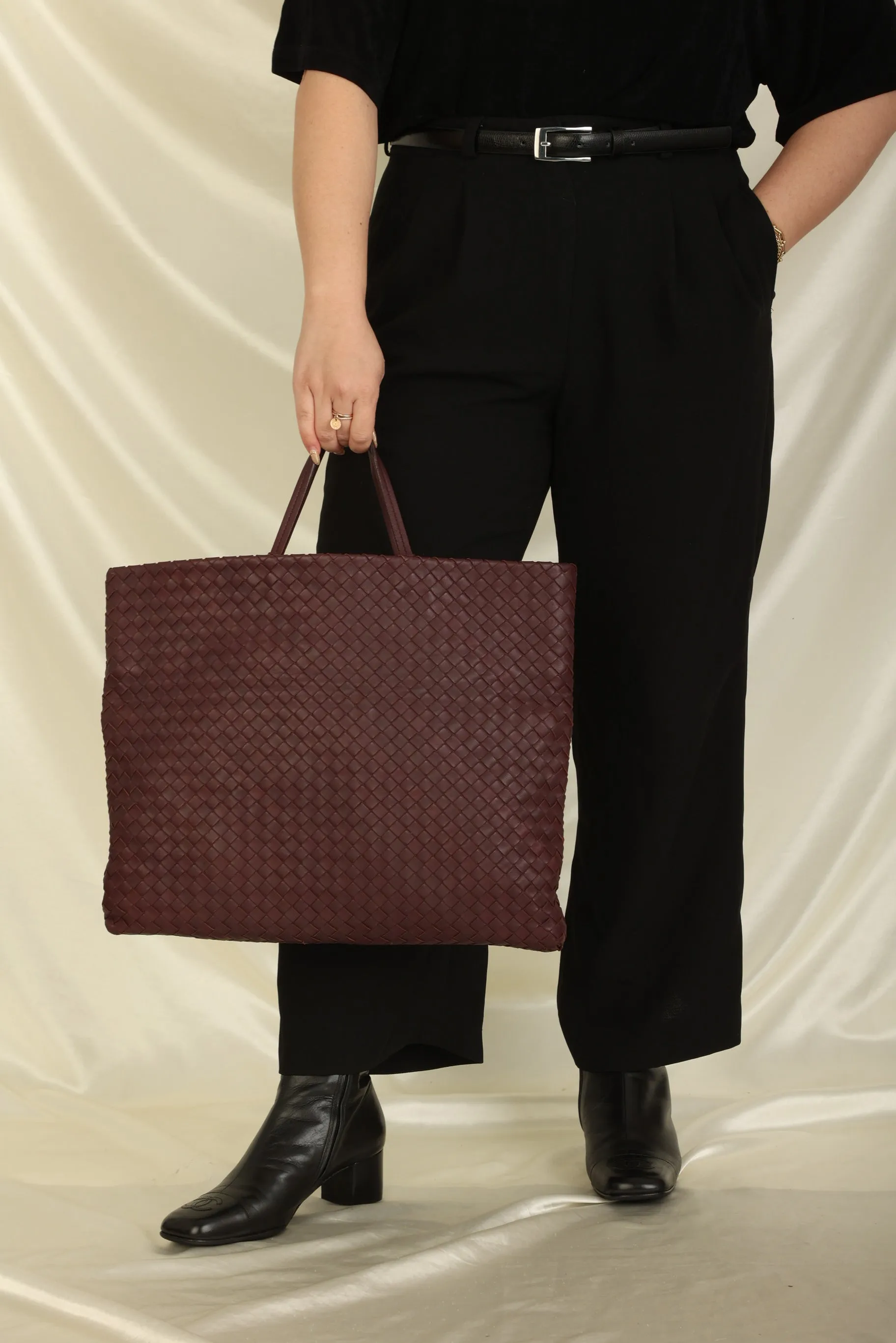 Bottega Veneta Intrecciato Fold-Over Tote