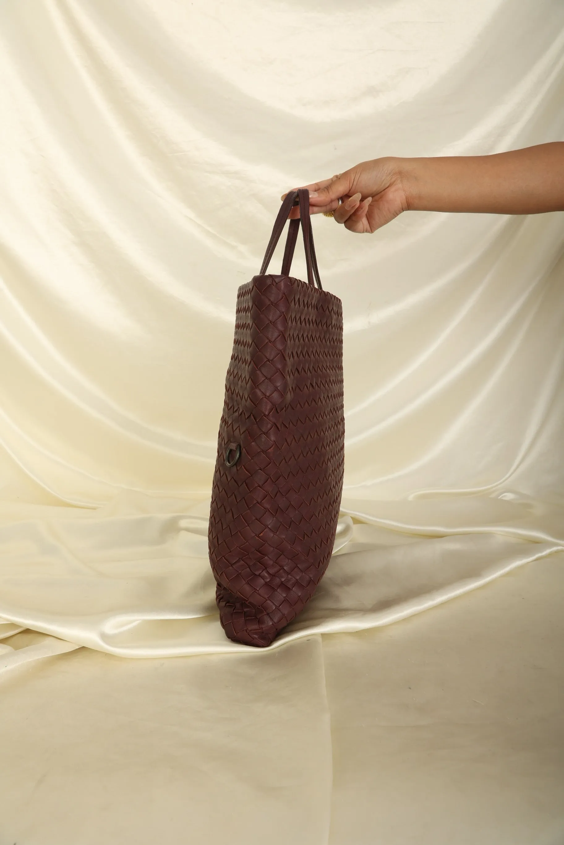 Bottega Veneta Intrecciato Fold-Over Tote