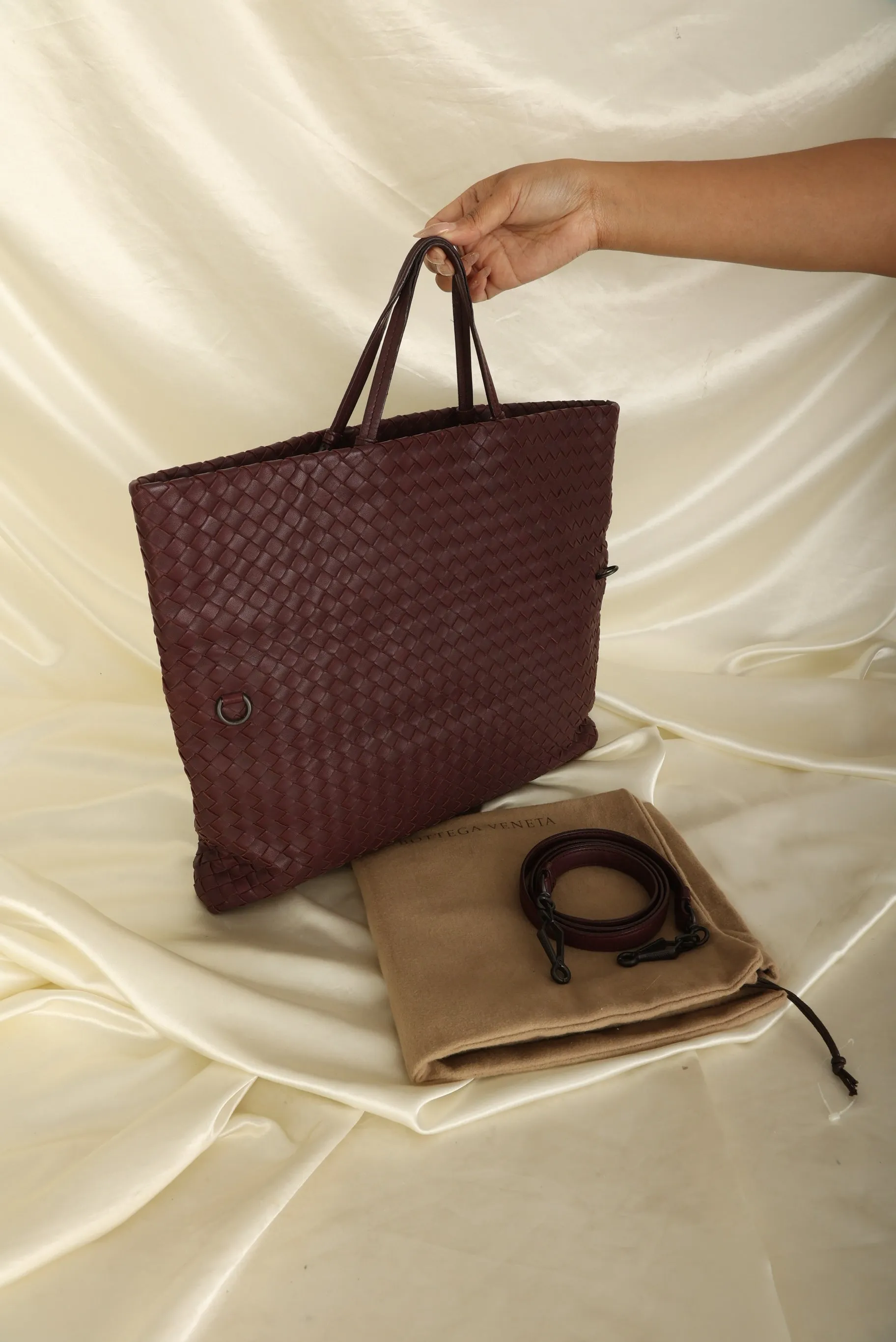 Bottega Veneta Intrecciato Fold-Over Tote