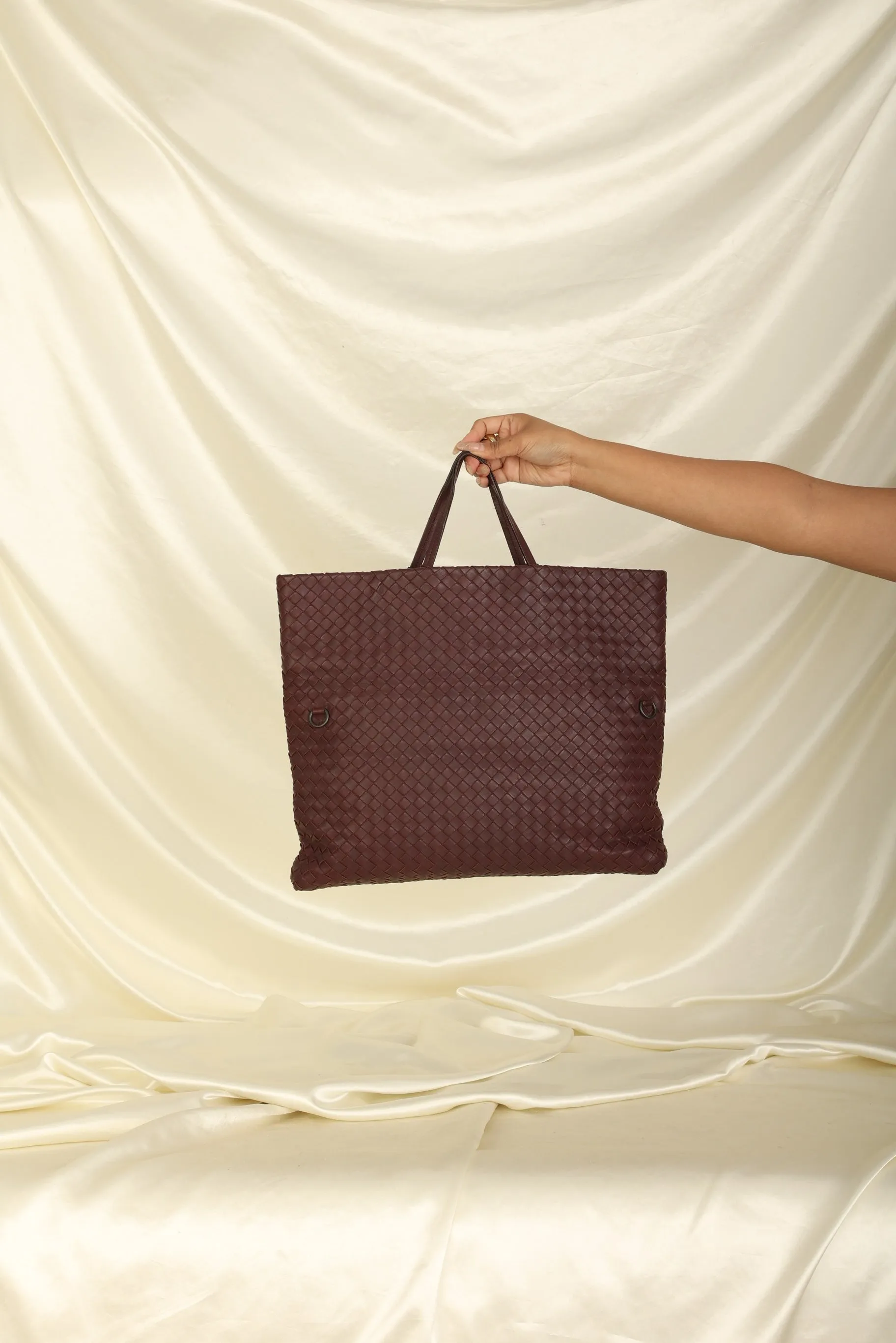 Bottega Veneta Intrecciato Fold-Over Tote