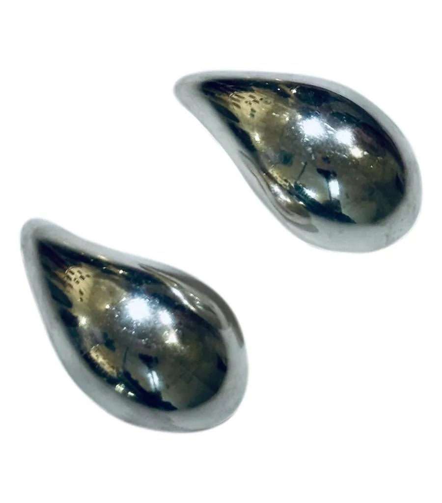 Bottega Veneta Sterling Silver Drop Earrings