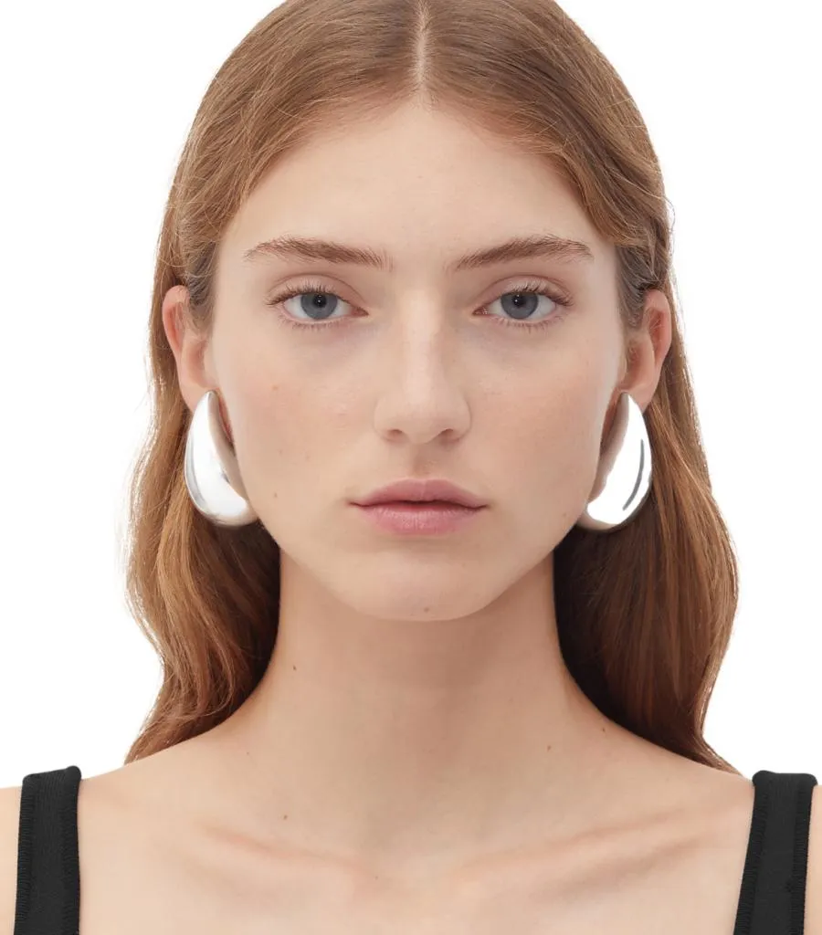 Bottega Veneta Sterling Silver Drop Earrings