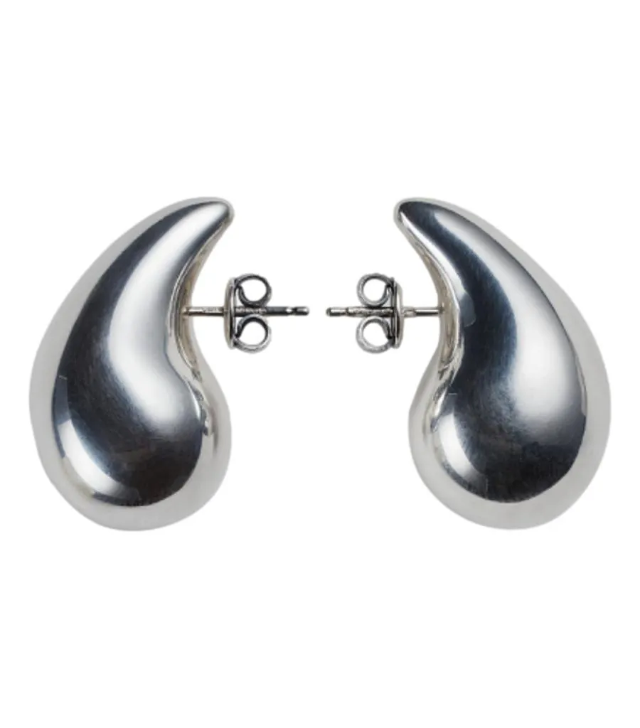 Bottega Veneta Sterling Silver Drop Earrings