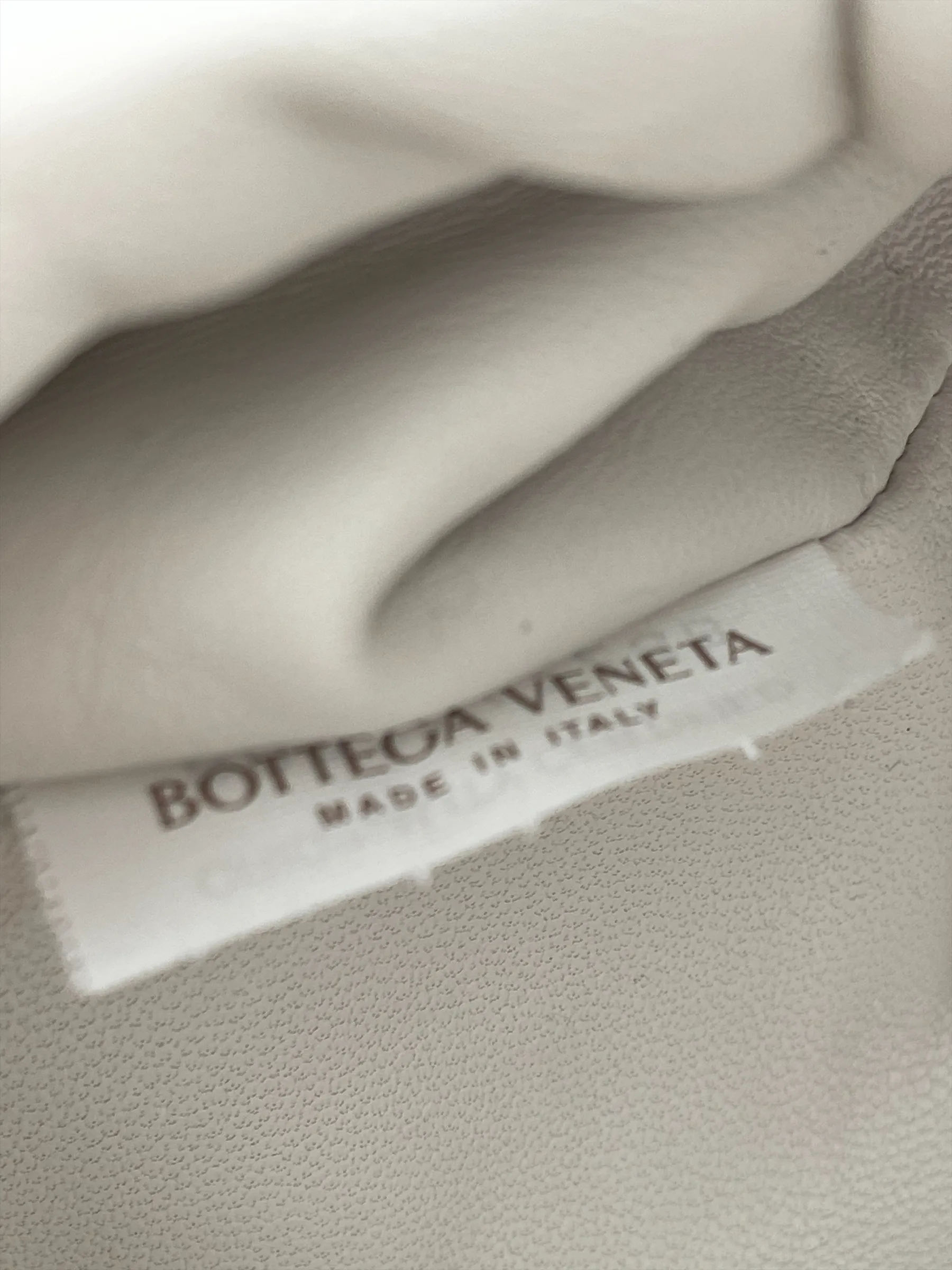 Bottega Veneta White Woven Leather Crossbody