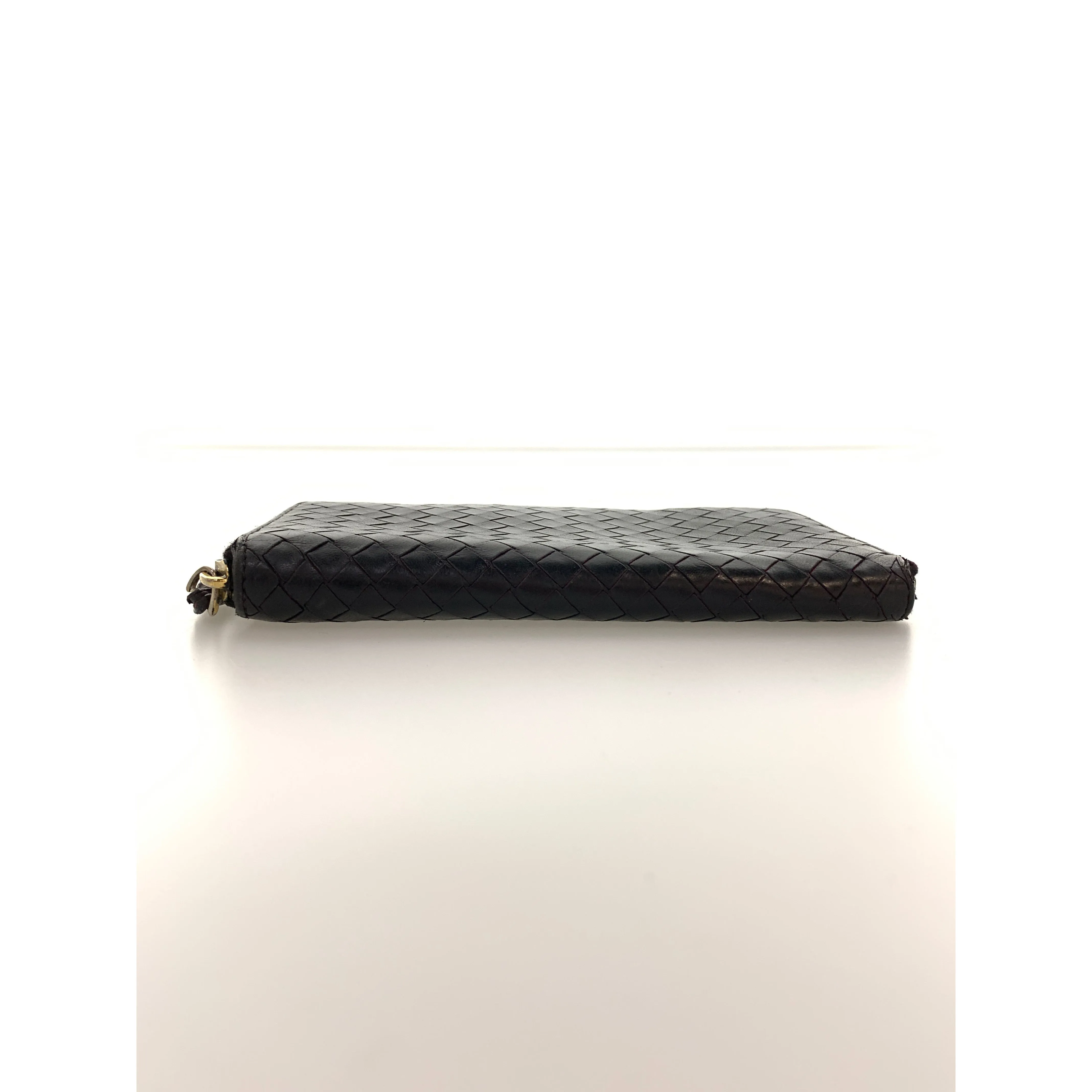 #BOTTEGA VENETA/Long Wallet/BLK/Leather/114075 V0013 5501