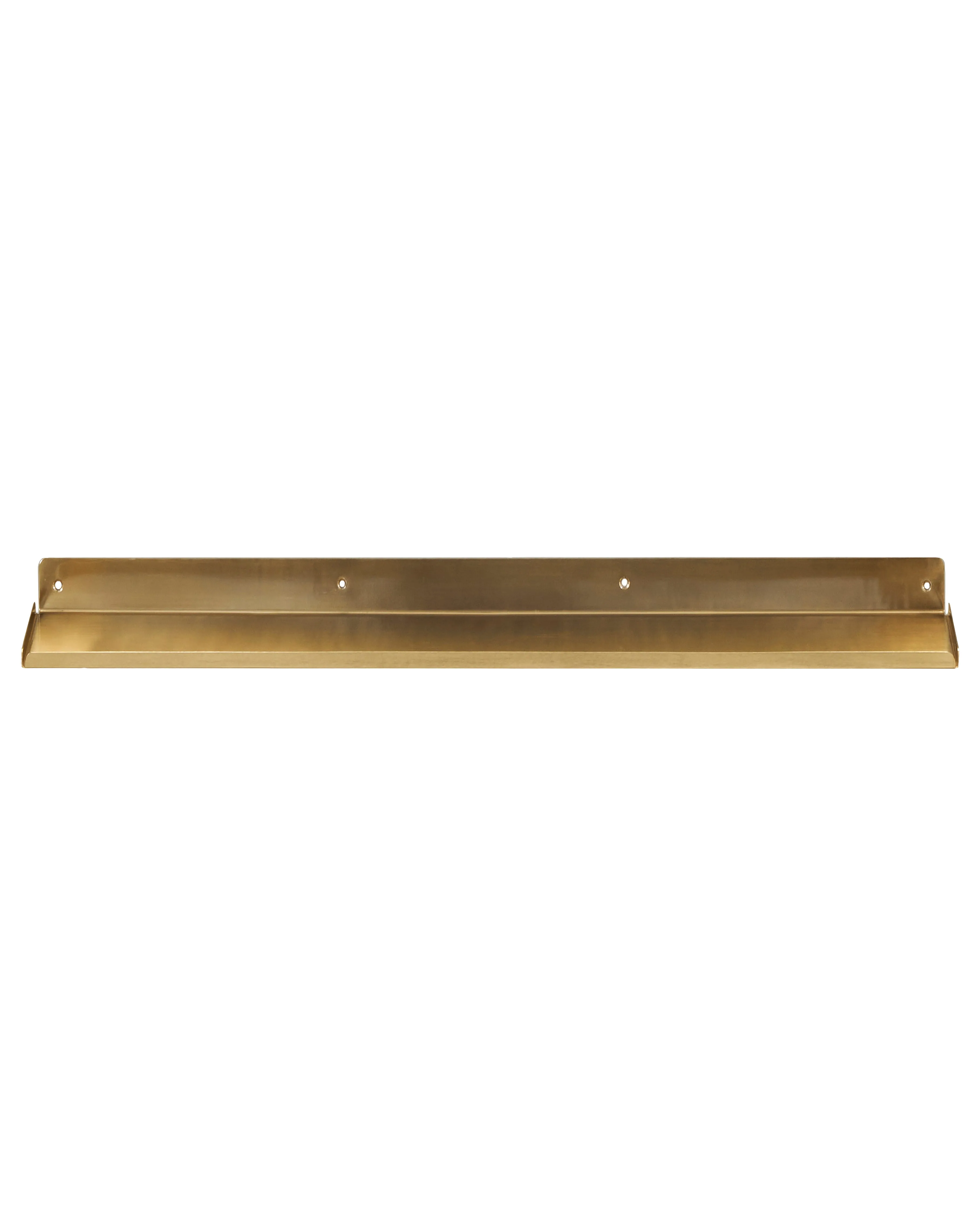 Brass Slimline Ledge Shelf