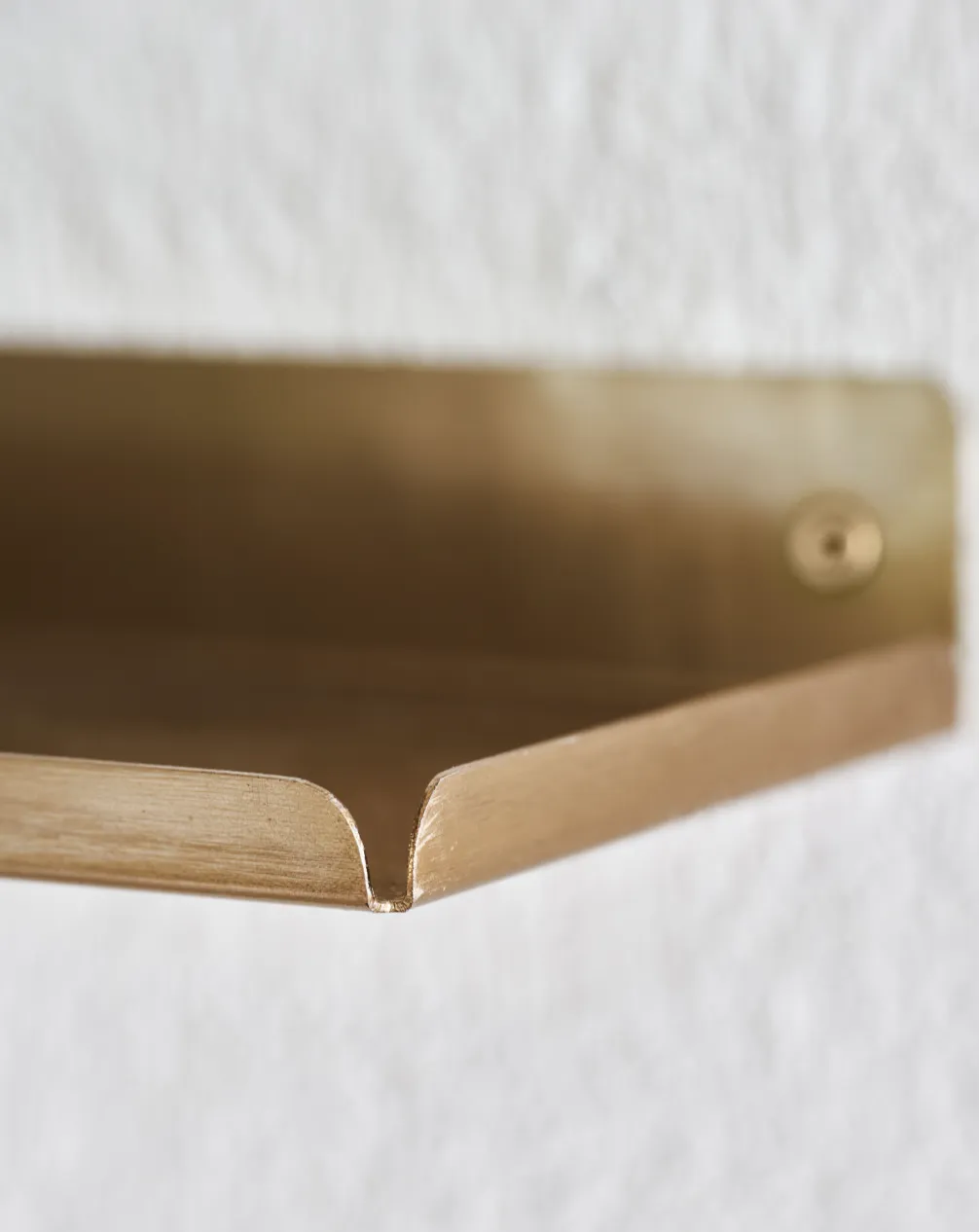 Brass Slimline Ledge Shelf