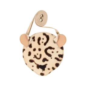 Britta Exclusive Purse | Snow Leopard | Snow Leopard Spotted Cow Hair