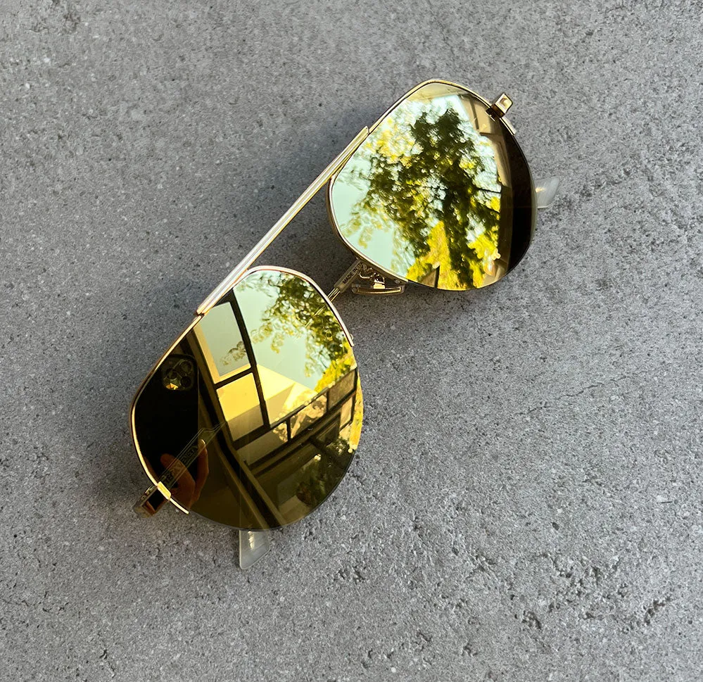 BV 1150S Sunglasses, Gold