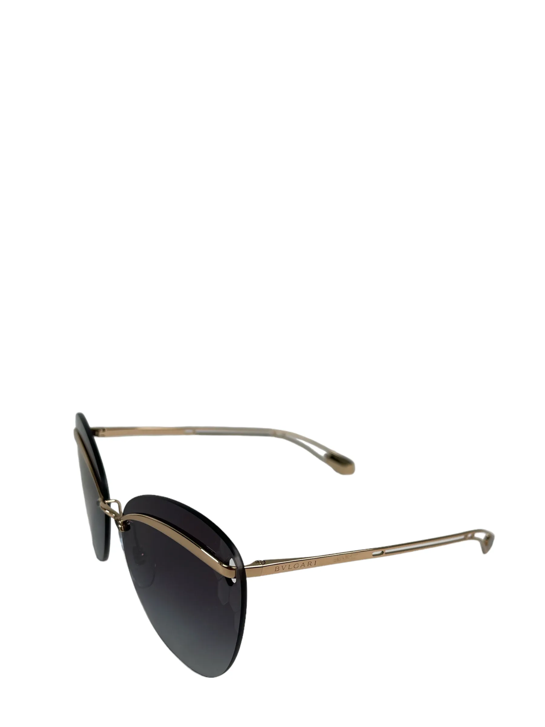 Bvlgari Gold Tone Sunglasses- As Seen on Instagram