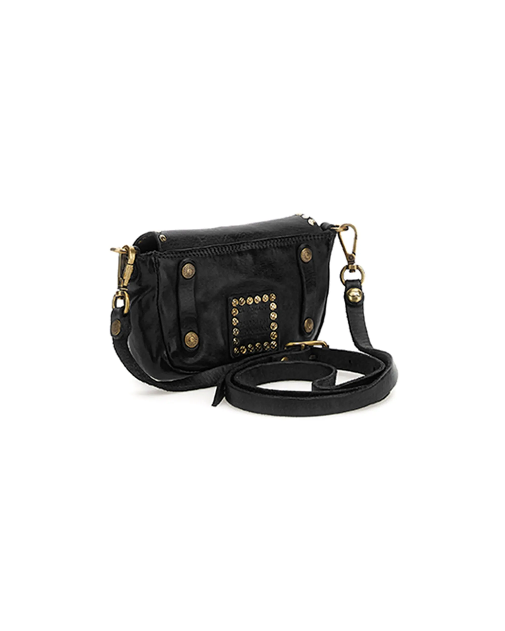 CAMPOMAGGI Mini Crossbody With Studs & Flap