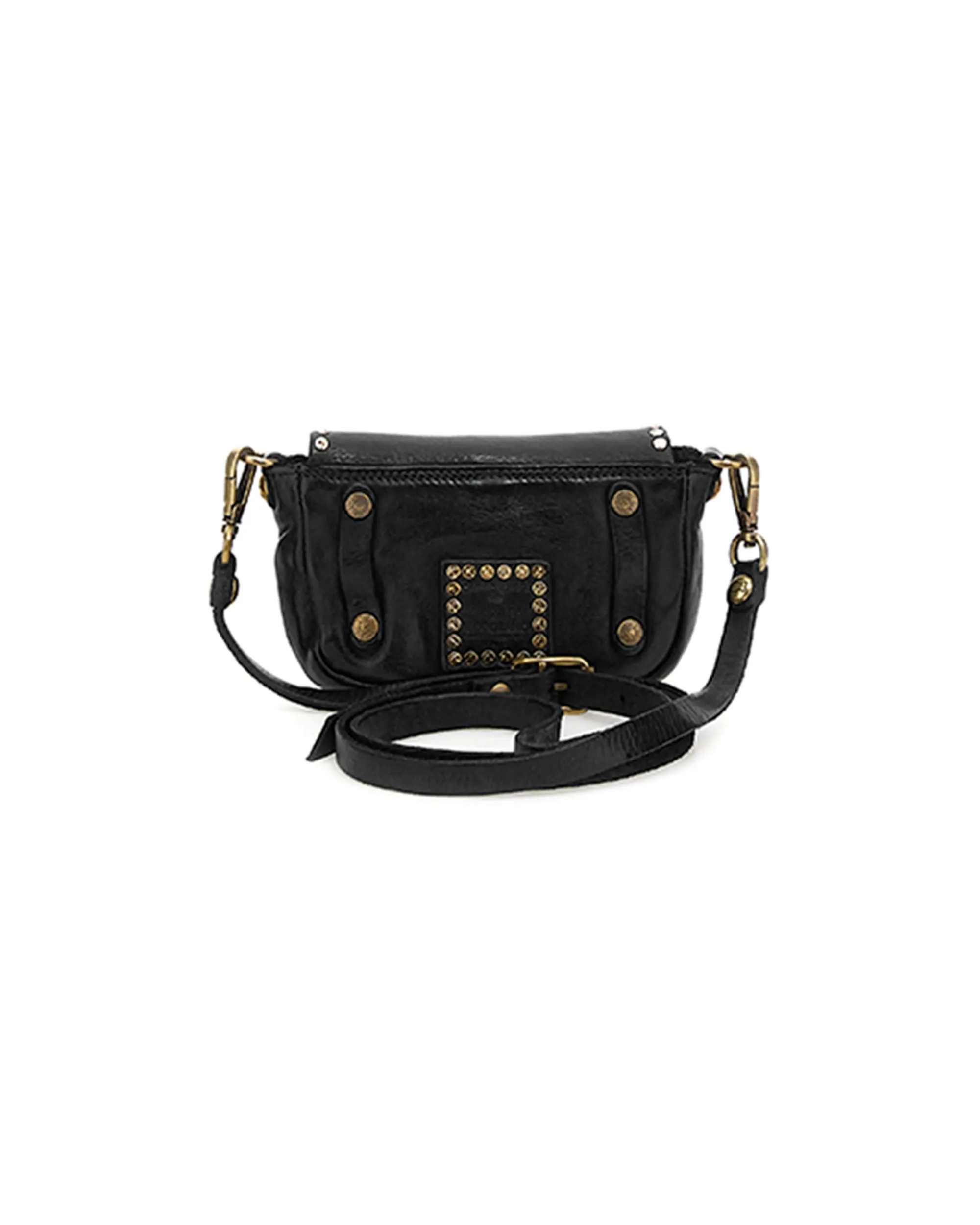 CAMPOMAGGI Mini Crossbody With Studs & Flap